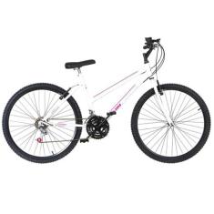 Bicicleta Aro 26 Ultra Bikes Feminina Freio V Brake, Branco, Aro 26