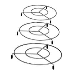 Conjunto Suporte de Panelas nos tamanhos 15, 20 e 25cm - ARAMEFER