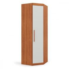 Guarda Roupa Genova Módulo Canto Freijo com Off White Batrol, Freijo c