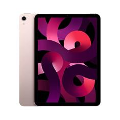 iPad Air da Apple (5a geração): Com chip M1, tela Liquid Retina de 10,9 polegadas, 256 GB Wi-Fi 6, câmera frontal de 12 MP, câmera traseira de 12 MP, Touch ID, Rosa