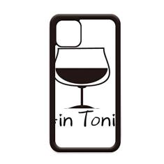 Contorno da capa Gin Tonic para iPhone 12 Pro Max para Apple Mini Mobile Case Shell
