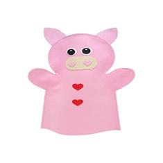 Fantoche - Feltro - Porco - Kits e Gifts