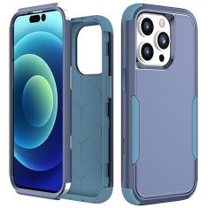Capa de telefone de armadura híbrida à prova de choque para iPhone 14 13 12 Pro 11 XR XS Max para iPhone 11 Pro Max 14pro rígido PC TPU 2 em 1 capa traseira, T4, para iPhone 12 Pro