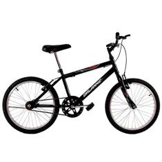 Bicicleta Infantil Aro 20 Masculina Cross Bmx Freestyle Preta