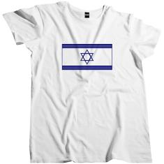 Camisa Masculina Cristã Bandeira de Israel