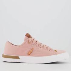 Tênis Coca Cola Miami Suede Feminino Rosa-Feminino
