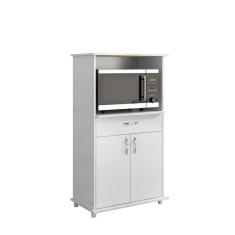 Balcão Multiuso 2 Portas Notável NT 3070 Marrom Branco