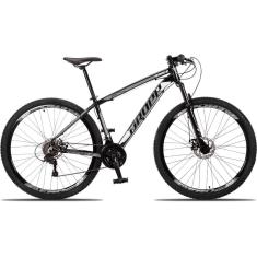 Bicicleta Aro 29 Dropp Race 24 Vel Câmbio Traseiro Shimano Freio a Disco Bike MTB Alumínio