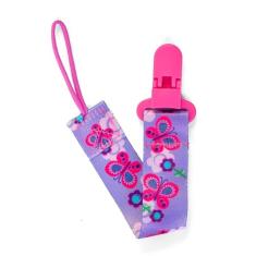 Kit 2 Prendedor de Chupeta Mola Pietra Baby Fácil Limpar Serve Mordedor Divertido Menino Menina Feminino Masculino Unissex (verde + verde)