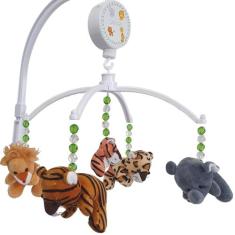 Mobile para Berço Musical Safari - Erich Baby, Rosa