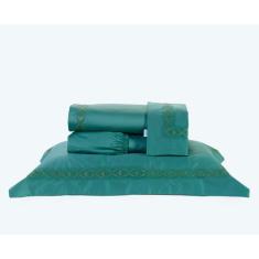 Jogo de Lençol Casal 4 Peças 100% Algodão Egípcio Percal 400 fios Daka