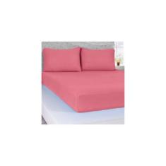 Lençol Casal De Malha 100% Algodão  Com Elástico Goiaba - Panosul, GOI