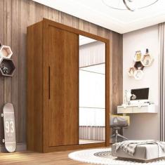 Guarda Roupa Com Espelho 2 Portas 2 Gavetas Sallêto Móveis