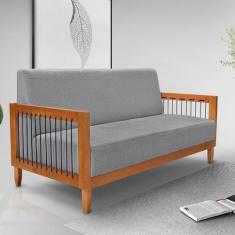 Sofá 2 Lugares de 160 Cm Linho Bex - Spezzia Decor