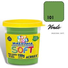 Massinha de Modelar Acrilex Soft 150g Verde