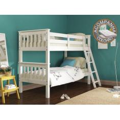 Beliche 721B Branco Lavado Piratini Com Colchão Ortobom - Piratini Móv