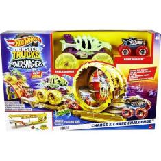 Hot Wheels Pista Monster TRUCK Arena Energia de Demoliçao Mattel HXT05