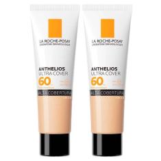 La Roche-Posay Anthelios Ultra Cover Kit com 2 Unidades – Protetor Solar Facial Com Cor FPS60 2.0 –-Unissex