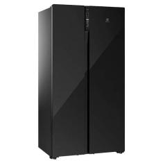 Geladeira Electrolux 531L Frost Free Side By Side ES5GB, Preto, 220V