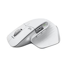 Logitech Mouse sem fio MX Master 3S edição padrão com receptor USB Logi Bolt, rolagem ultrarrápida, Ergo, 8K DPI, Track on Glass, cliques silenciosos, USB-C, Bluetooth, Windows, Linux, Chrome - cinza