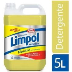 Detergente Neutro Limpol Lava Louças C/ 5 Litros