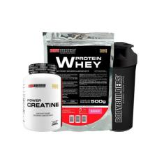 Kit Whey Protein 500G+ Power Creatina 300G - Bodybuilders