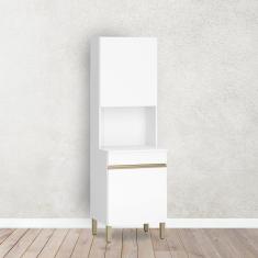 Paneleiro 2 Portas 4 Prateleiras 193x60cm Cozinhas Compactas Kits Paraná Supremo