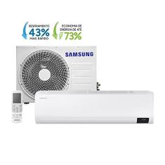 Ar Condicionado Split 18000 Btus High Wall Inverter Samsung Ultra Quente e Frio Ar18bshzcwknaz 220v