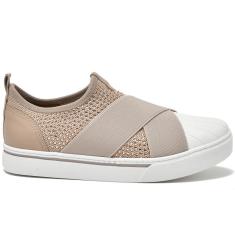 Tênis Feminino Casual Slip On Flatform Calce Fácil Via Marte 23-5208