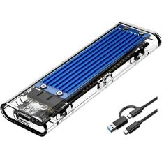 Case Ssd M2 Adaptador Sata Pci Nvme Nv2 Usb 3.1 Type-C 10Gb