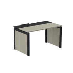 Escrivaninha para Escritório 140x79,2cm Pscpp140 Nogueira Casablanca/Preto