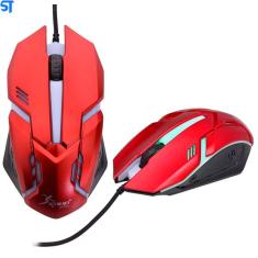 Mouse Gamer USB Knup KP-V15 - Vermelho