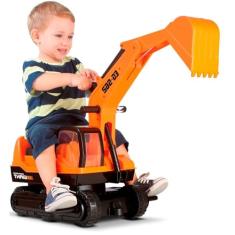 Trator Escavadeira Giant Escavator Até 50Kg, Roma Brinquedos, Multicor