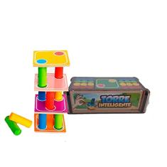Jogo Torre Inteligente Brinquedo Educativo Equilíbrio - ZEQUK - 34 Peças - 5 anos - 12 anos