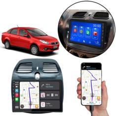 Kit Multimidia Carplay Grand Siena 2013 a 2021 9 Pol MP5 BT TouchScree