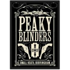 Quadro Decorativo Peaky Blinders Séries Cinema Salas Quartos Decoraçõe