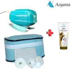 Aparelho de Massagem Elétrico Profissional Fisioterápico + Creme Sebo 