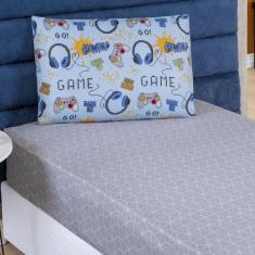 Jogo de Cama lençol INFANTIL SOLTEIRO 2 pç estampado  - SAFIRA ENXOVAI