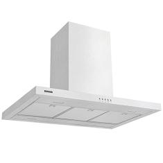 Coifa Inox New Dritta Isla 90 220v Tramontina Inox 220v
