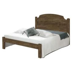 Cama de Casal Íris Castanho - Cambel Móveis