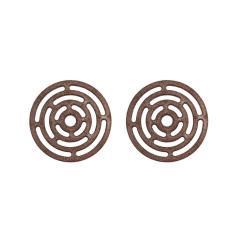 Descanso de Panela Aparador ECO Marrom Imbuia 2un