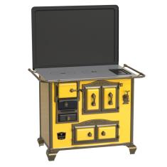 Fogao a Lenha N 2 Gab Imperador Amarelo com Tampa Sd