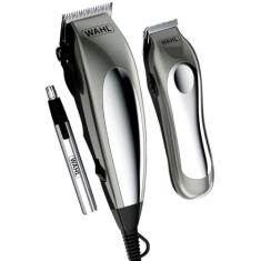Kit Maquina e Aparador 127V Deluxe Groom Pro Prata WAHL