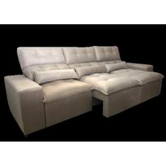 Sofá Retrátil e Reclinável 2.10 Metros 3 Módulos