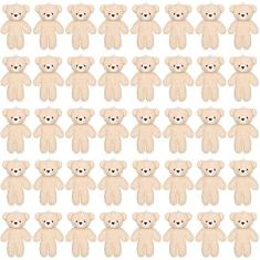 40 pcs mini urso brinquedo 4,7 polegadas pelúcia urso macio 