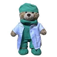 ZZZ Bears Doctor & Nurse Brinquedo de pelúcia para proteger e abraçar na hora de dormir (Doutor)