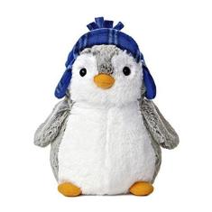 Aurora Pompom 9 "Pinguim Pelúcia do Mundo (Blue Hat)