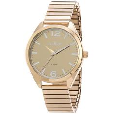 Relógio Condor, Pulseira de Aço, Feminino, Dourado