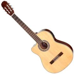 Violão Eletroacústico Canhoto Flat Nylon Hofma Hmc 225F Lh