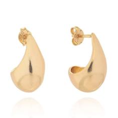 Brinco Gota Banhado em Ouro 18k
